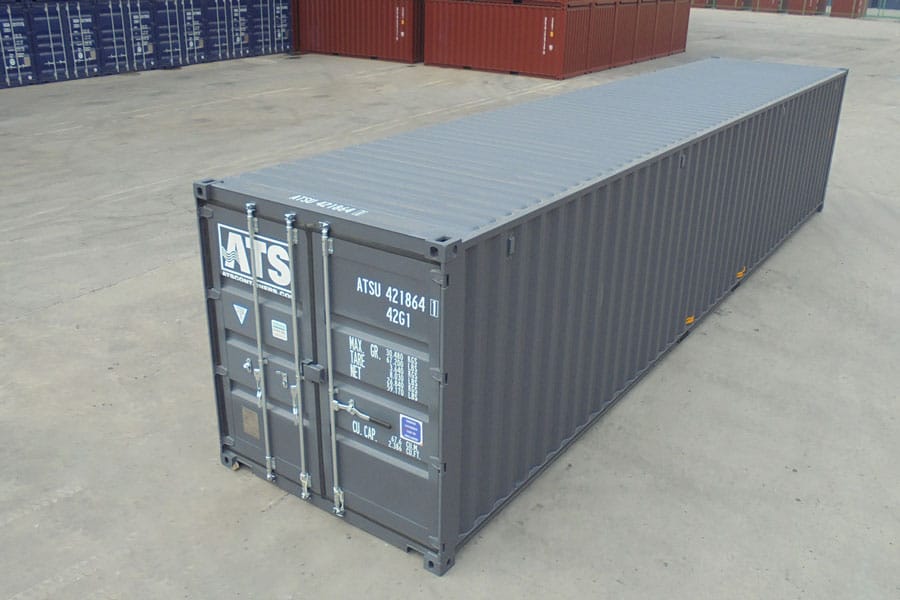 40FT SHIPPING CONTAINER Grey 40FT SHIPPING CONTAINER Grey - Image 1